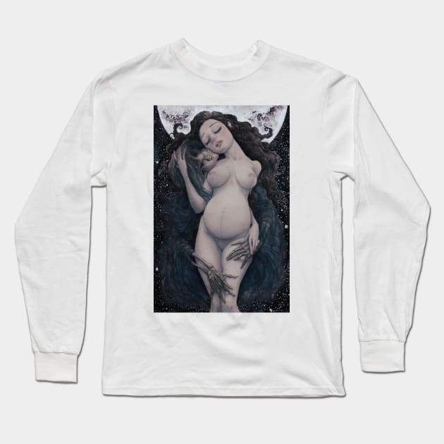 Sempre Nunquam Long Sleeve T-Shirt by PandoraYoung